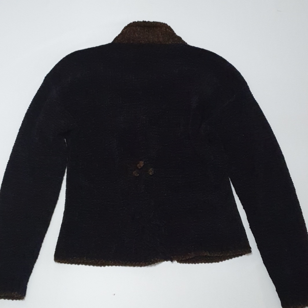 Sundance Chenille Hand Knitted Sweater Cardigan - Picture 4 of 9